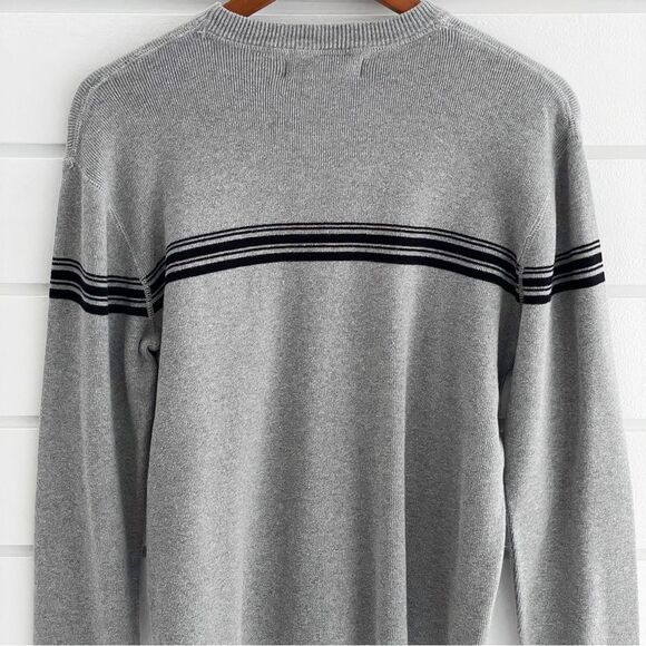 Banana Republic Factory Store Cotton Casual Stripe Sweater Size Medium - Picture 3 of 6
